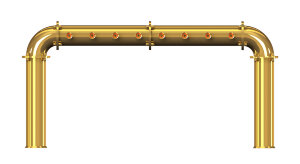 Пивная колонна "Трансформер" П-образная на 8 сортов золото